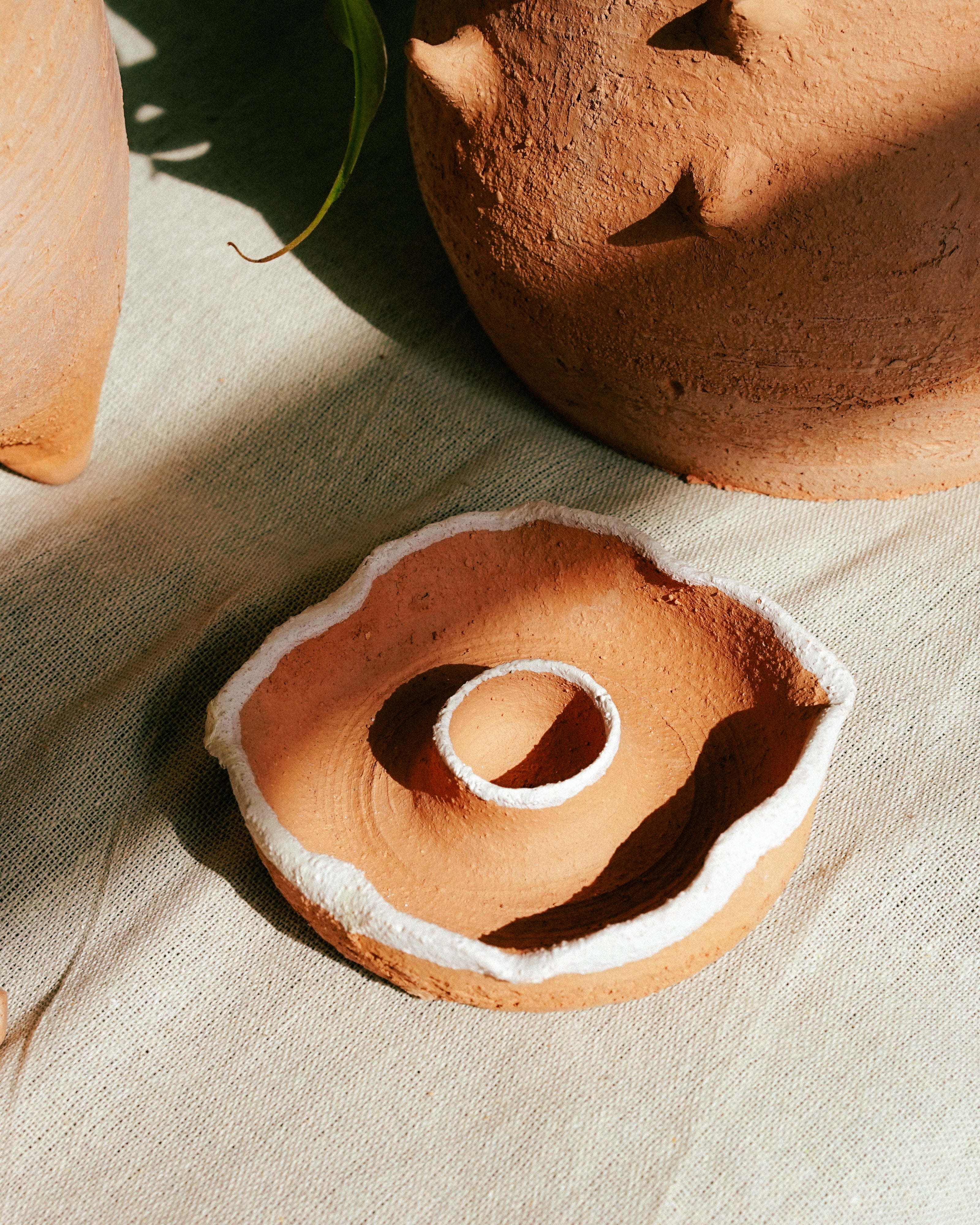 Terracotta Candle Holder