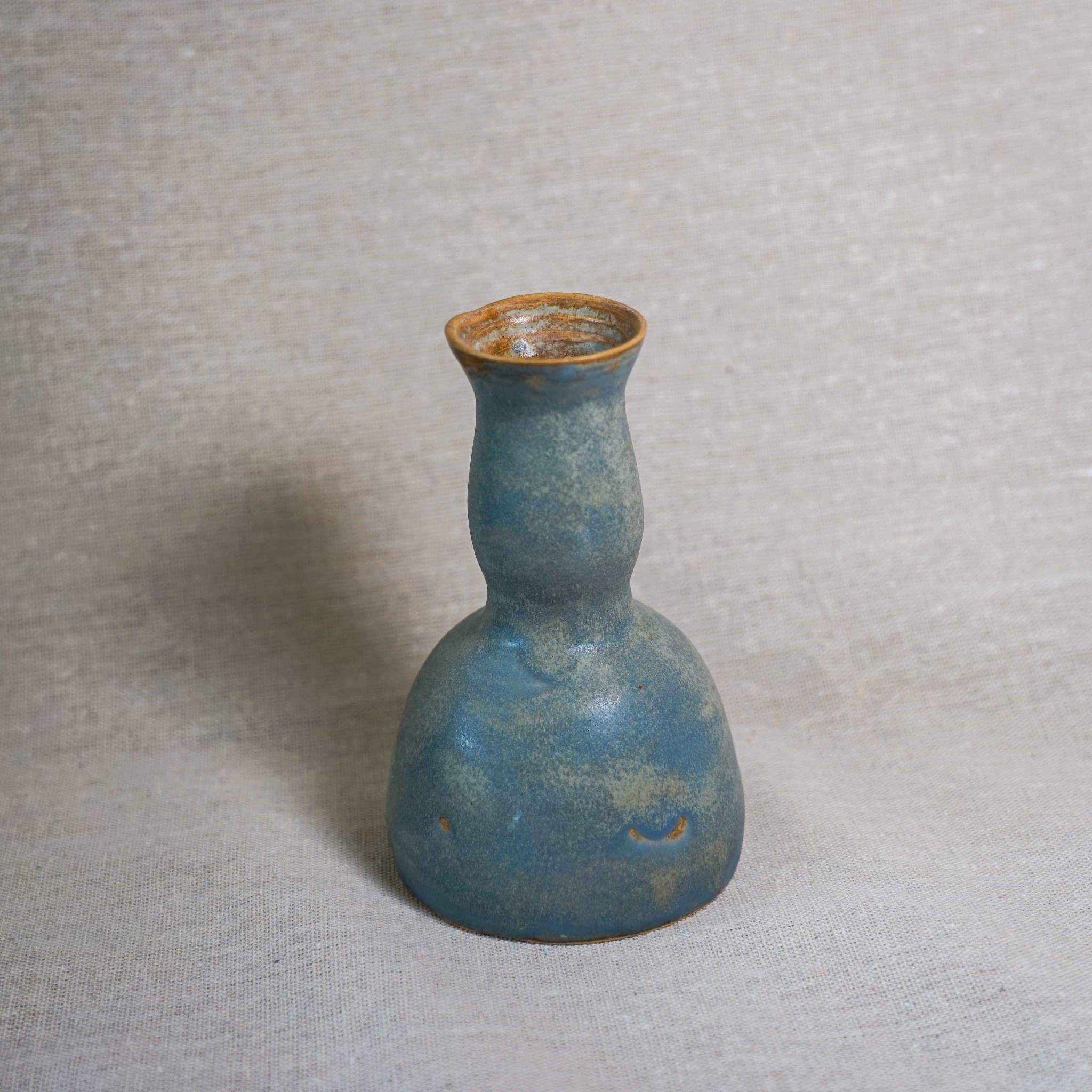 Blue Stoneware Vessel
