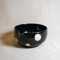 Matcha Bowl with Dot Pattern