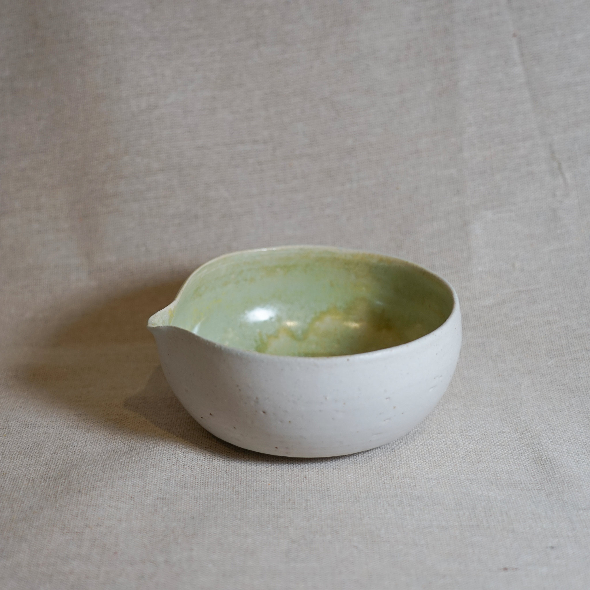 Matcha Bowl Green and White